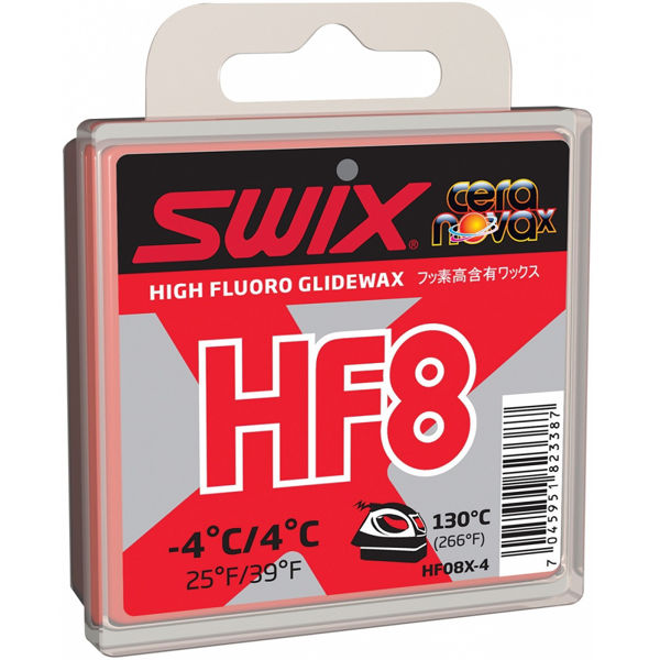 Swix Hf8X Red, -4°C/4 °C, 40G