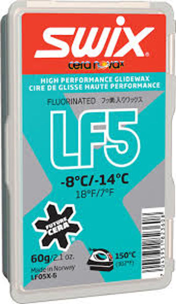 Swix Lf5X Turquoise, -8 °C/-14°C, 60G