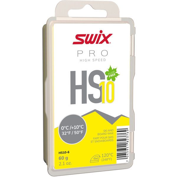 Swix HS10 Yellow, 0°C/+10°C, 60g