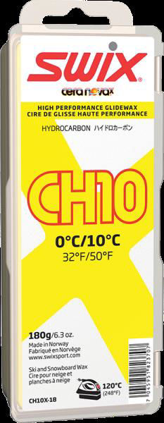 Swix Ch10X Yellow, 0°C/10°C, 180G