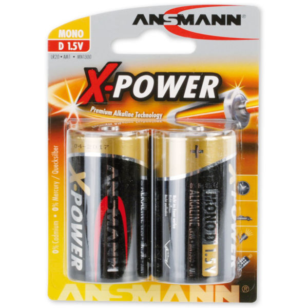 Batteri Lr 20 1,5 V X-Power Ansmann