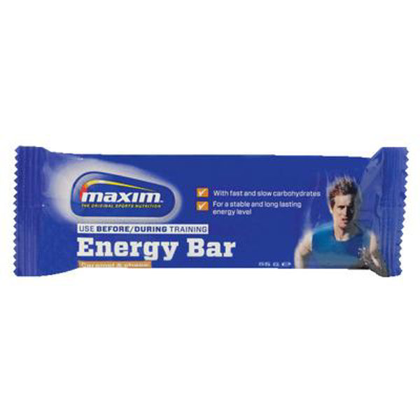 Maxim Energy Bar 55G Caramel 58