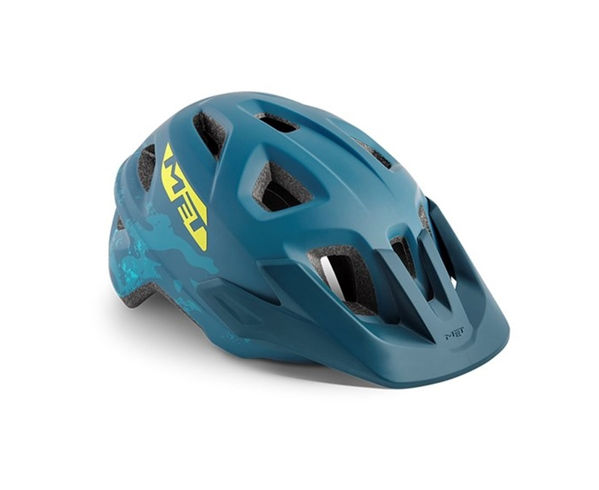 Met Helmet Youth Eldar, 52-57cm - Petrol Blue