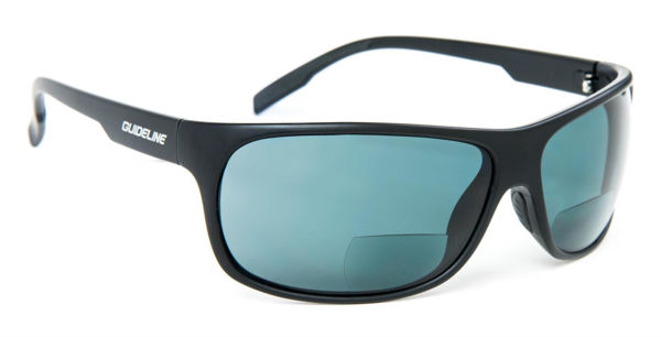 Guideline Ambush Sunglasses 3X, Grey Lens, 3X magnifier