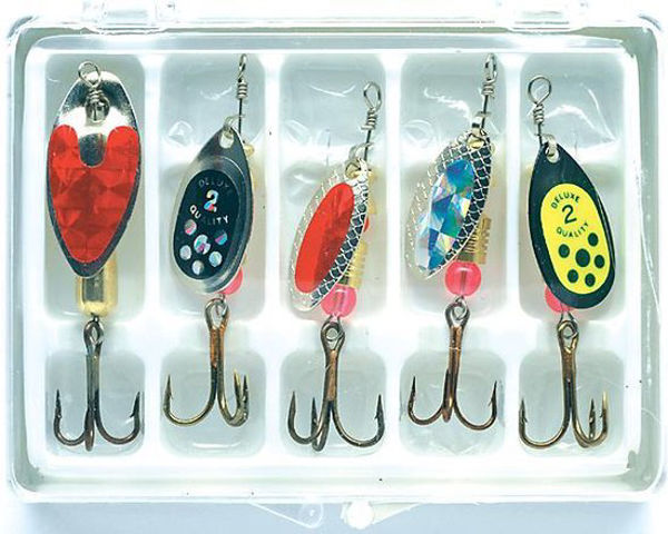 Mitchell Lures Assort. - Spinner Kit Incl. Lure Box In 5-Pack