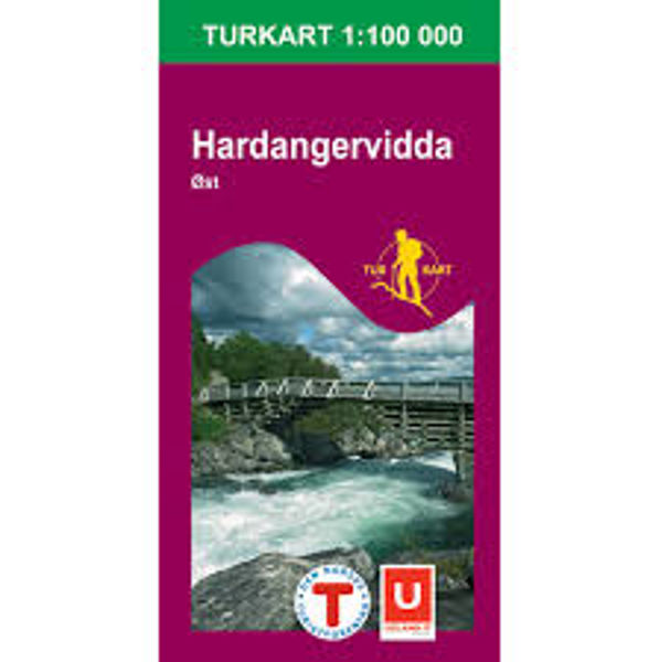Turkart Hardangervidda Øst 1:100 000